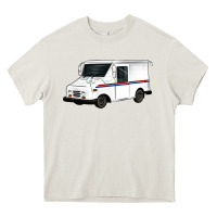 Cream mail truck Heavy Core Tee - Artiststas