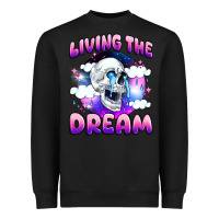 Black living the dream Heavyweight Sweatshirt - JahusDesignShop