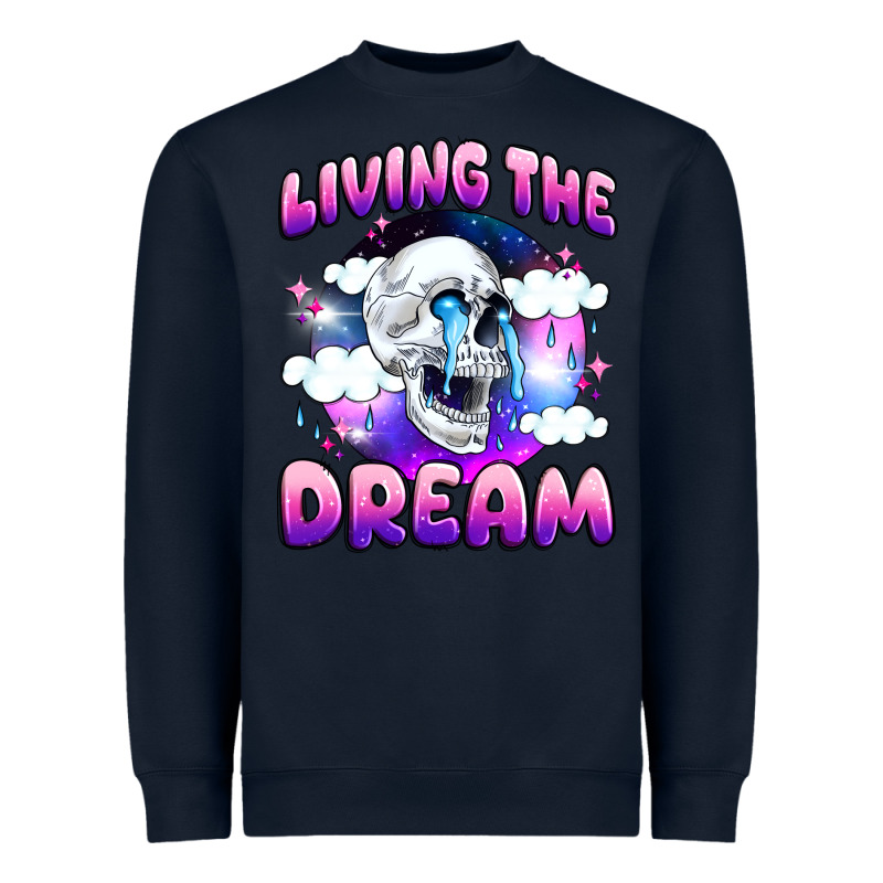 Living The Dream Heavyweight Sweatshirt by JahusDesignShop | Teevron
