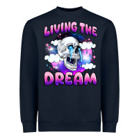 Navy living the dream Heavyweight Sweatshirt - JahusDesignShop