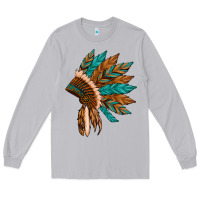 Moon Dust native american indian headdress Long Sleeve Tee - Artiststas