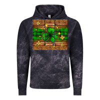 Cloud Black St. Patrick's Day shamrock leopard Vintage Hoodie - Neo Western