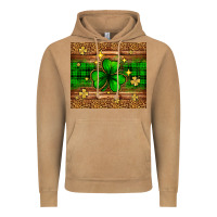Vintage Camel St. Patrick's Day shamrock leopard Vintage Hoodie - Neo Western