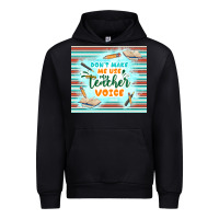 Black don't make me use my teacher voice Urban Hoodie - TumblerDesignByShophia