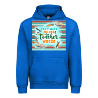 Cobalt don't make me use my teacher voice Urban Hoodie - TumblerDesignByShophia