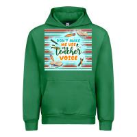 Emerald don't make me use my teacher voice Urban Hoodie - TumblerDesignByShophia