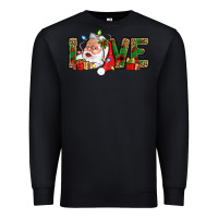Black Love And Santa With Gift Boxes Premium Sweatshirt - BundleAndBundleShop