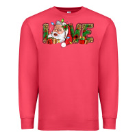 Cardinal Love And Santa With Gift Boxes Premium Sweatshirt - BundleAndBundleShop