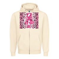 Sandshell breast cancer with boxing gloves Zipper Hoodie - MaliasSmallBusiness