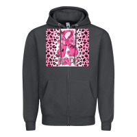 Smoke breast cancer with boxing gloves Zipper Hoodie - MaliasSmallBusiness