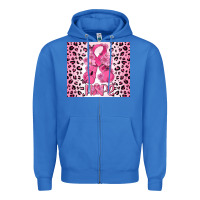 True Royal breast cancer with boxing gloves Zipper Hoodie - MaliasSmallBusiness