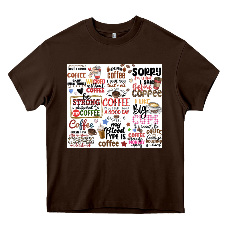 Funny Coffee Quotes Heavy Core Tee by MaliasSmallBusiness | Teevron