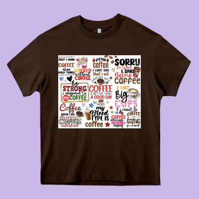 Funny Coffee Quotes Heavy Core Tee Designed By Maliassmallbusiness