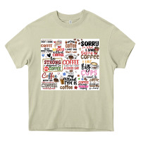 Mossy funny coffee quotes Heavy Core Tee - MaliasSmallBusiness