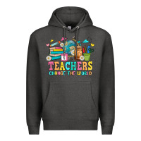 Charcoal Heather custom teacher Premium Hoodie - JahusDesignShop