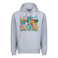 Heather Grey custom teacher Premium Hoodie - JahusDesignShop