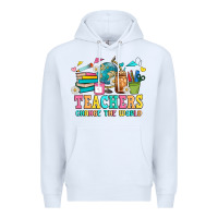 White custom teacher Premium Hoodie - JahusDesignShop