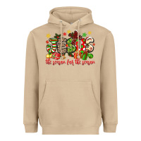 Mushroom jesus the reason for the season Heavyweight Hoodie - MaliasSmallBusiness