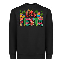 Black let's fiesta Heavyweight Sweatshirt - JahusDesignShop