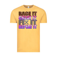 Vintage Mustard race ıt great ıt fıx ıt repeat ıt Vintage Tee - AdoDesignShop