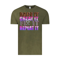 Vintage Olive race ıt great ıt fıx ıt repeat ıt Vintage Tee - AdoDesignShop