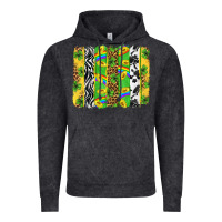 Vintage Black St. Patrick's Day brushstrokes Vintage Hoodie - Neo Western