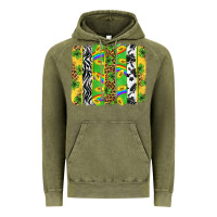 Vintage Olive St. Patrick's Day brushstrokes Vintage Hoodie - Neo Western