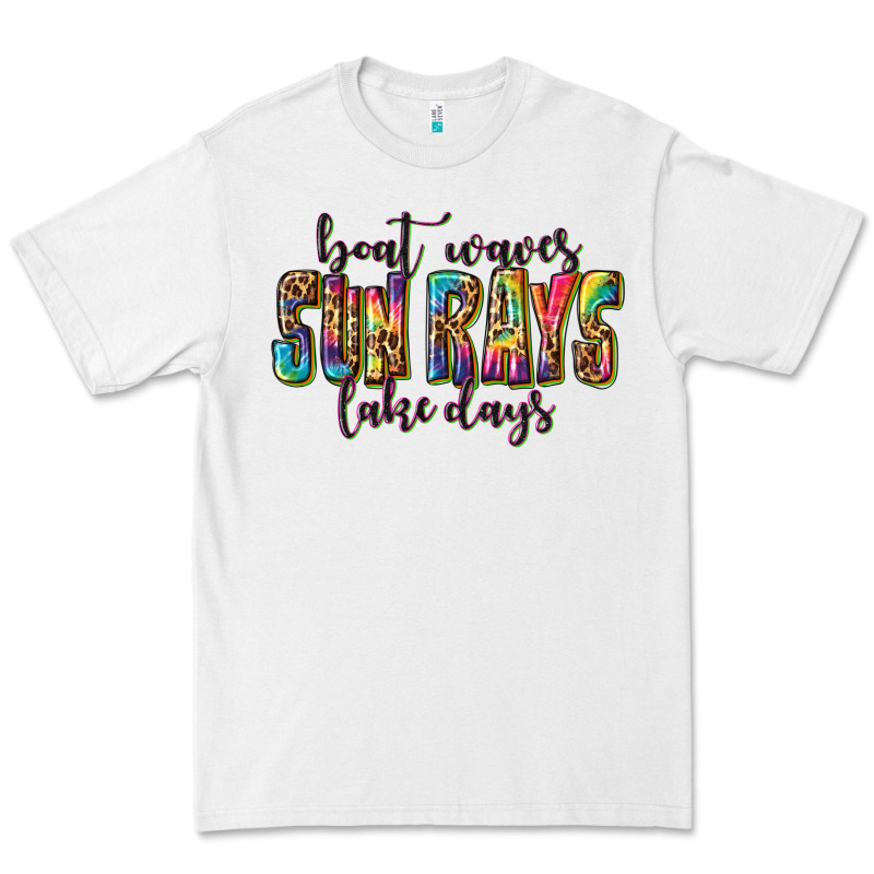 Boat Waves Sun Rays Lake Days Premium Tee by texasbilliewilder | Teevron