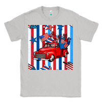 Moon Dust 4th of july seamless pattern truck Classic Tee - BundleAndBundleShop