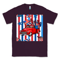 Plum 4th of july seamless pattern truck Classic Tee - BundleAndBundleShop