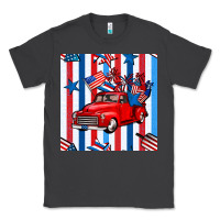 Smoke 4th of july seamless pattern truck Classic Tee - BundleAndBundleShop