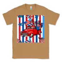 Toasted Coconut 4th of july seamless pattern truck Classic Tee - BundleAndBundleShop