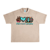 French Oak peace love camping Urban Heavy Tee - JahusDesignShop