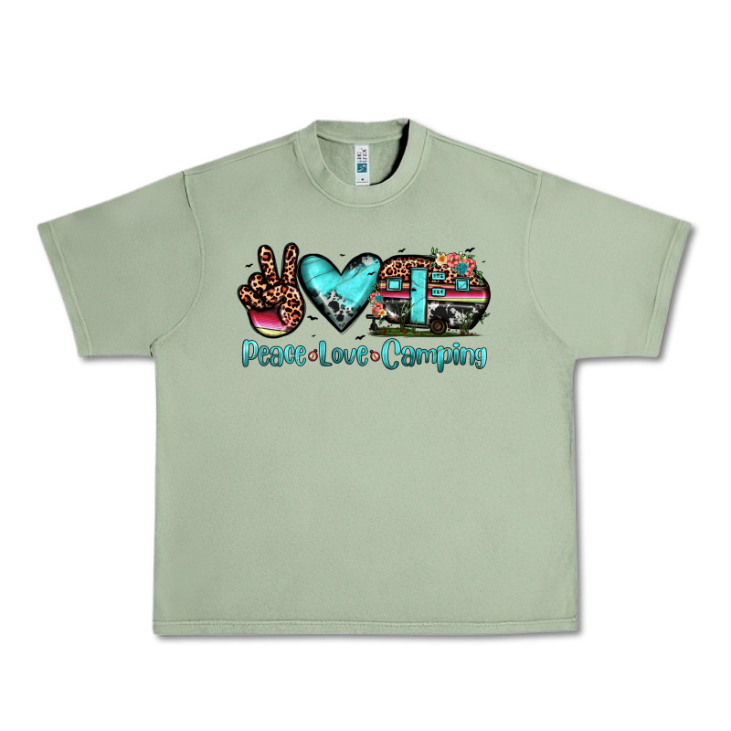 Peace Love Camping Urban Heavy Tee by JahusDesignShop | Teevron