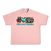 Salmon peace love camping Urban Heavy Tee - JahusDesignShop
