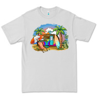 Dove Grey camp life beach Premium Tee - BarkalooDesign