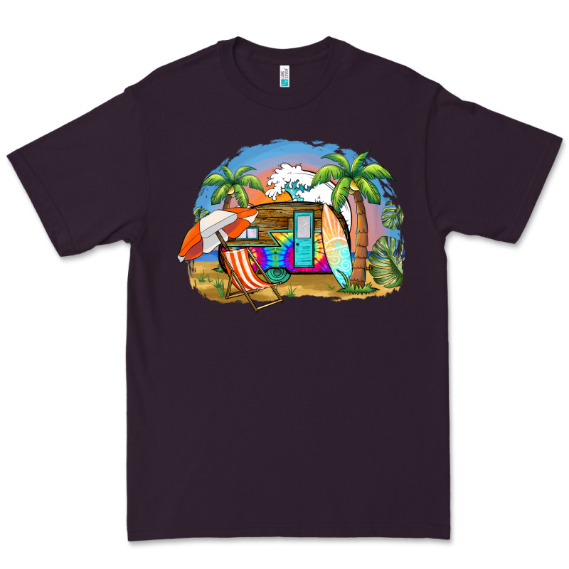 Camp Life Beach Premium Tee by BarkalooDesign | Teevron