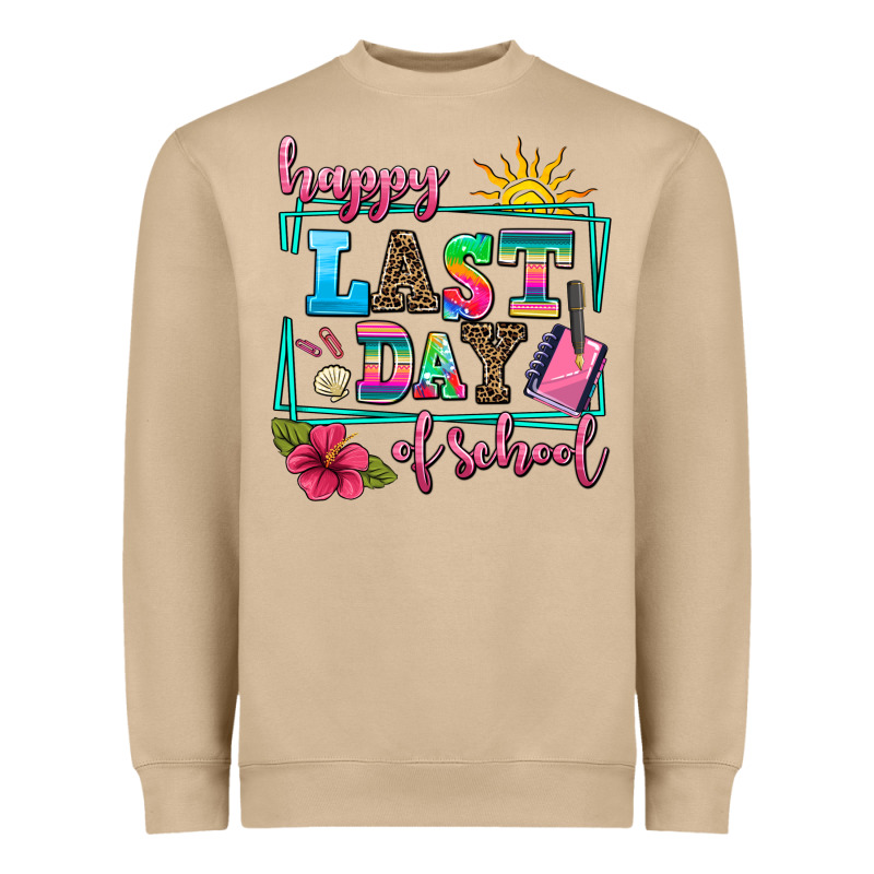 Happy Last Day Of School Heavyweight Sweatshirt by AdoDesignShop | Teevron