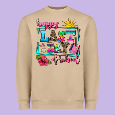 Happy Last Day Of School Heavyweight Sweatshirt Designed By Adodesignshop