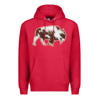 Cardinal Cowhide Bison Silhouette Premium Hoodie - Bettercallsaul