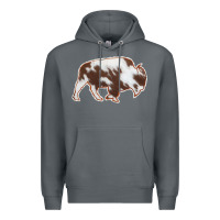 Rock Cowhide Bison Silhouette Premium Hoodie - Bettercallsaul
