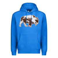 True Royal Cowhide Bison Silhouette Premium Hoodie - Bettercallsaul