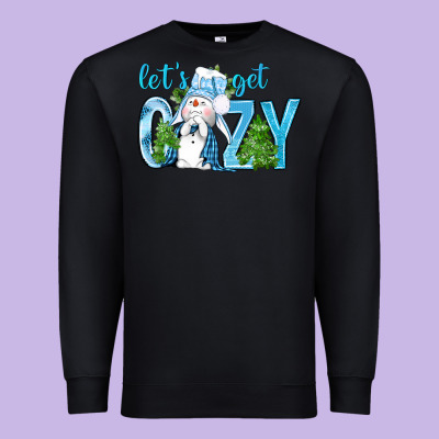 Let's Get Cozy Premium Sweatshirt Designed By Bundleandbundleshop