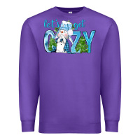 Purple Let's Get Cozy Premium Sweatshirt - BundleAndBundleShop