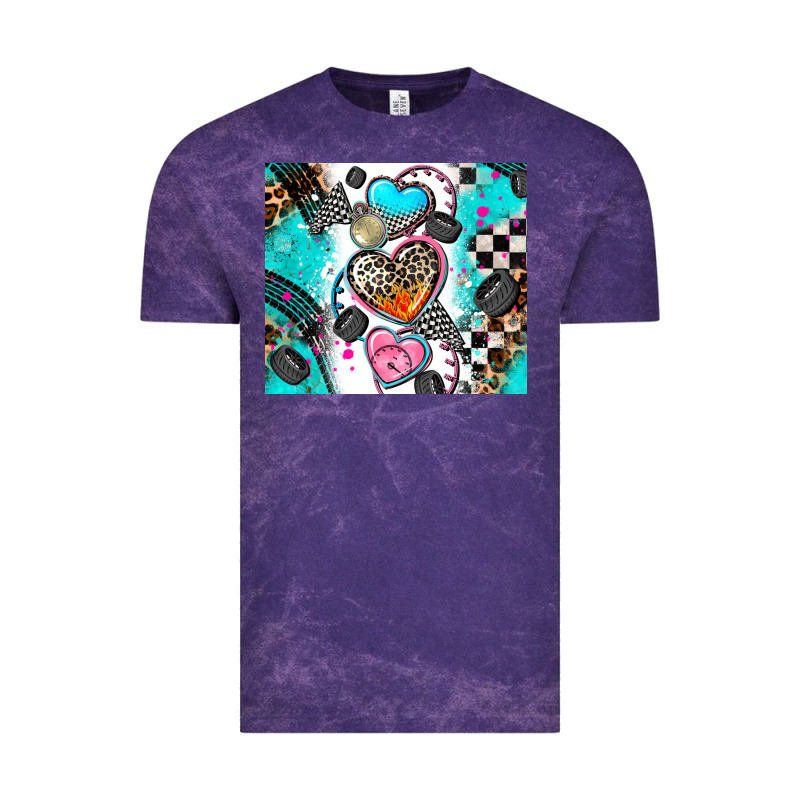 Race Heart Vintage Tee by AdoDesignShop | Teevron