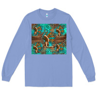 Colony Blue indian headdress Long Sleeve Tee - Artiststas