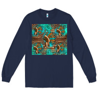 Navy indian headdress Long Sleeve Tee - Artiststas