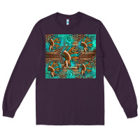Plum indian headdress Long Sleeve Tee - Artiststas