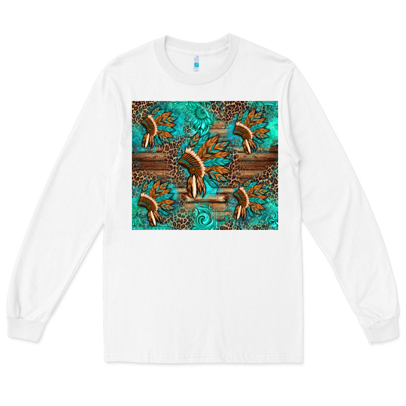 Indian Headdress Long Sleeve Tee by Artiststas | Teevron