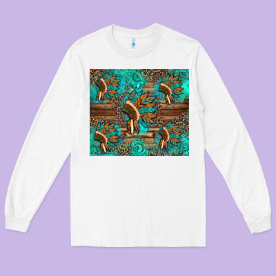 Indian Headdress Long Sleeve Tee Designed By Artiststas